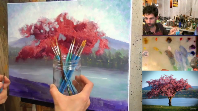Impressionism: Paint this Spring Tree in Oil or Acrylic – Screenshot 3
