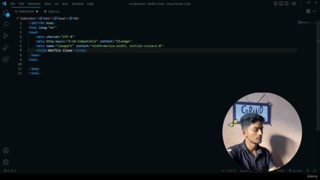 Netflix clone using ( HTML CSS JS ) + Free source code – Screenshot 1