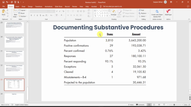 Revenue/Accounts Receivable Audit in a Snap (Brief) – Screenshot 4