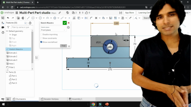 PTC Onshape Course (CAD and PDM System) – Screenshot 1