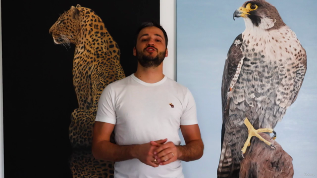 Learn how to paint realistic portraits with oil painting – Screenshot 2