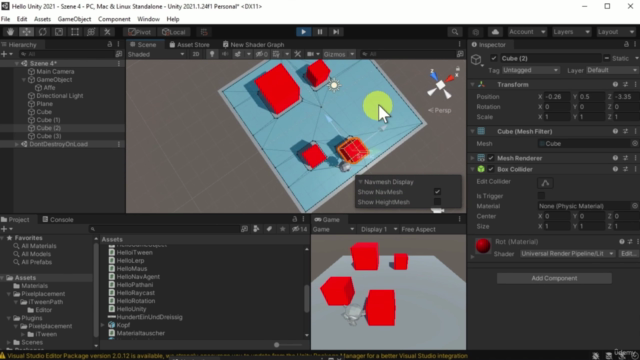 Unity und C#: Einstieg ins Game-Engineering – Screenshot 1