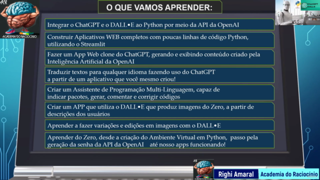 ChatGPT e DALL•E: Crie apps utilizando Python e Streamlit! – Screenshot 1