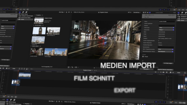 Final Cut Pro X: Lerne die Basics in einer Stunde! – Screenshot 1