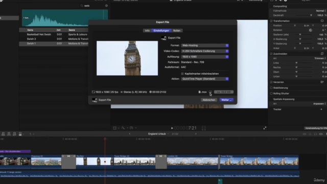 Final Cut Pro X: Lerne die Basics in einer Stunde! – Screenshot 3