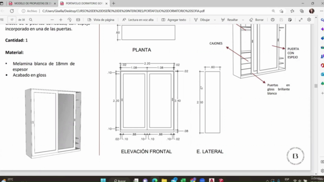Elabora un proyecto de interiorismo residencial desde cero. – Screenshot 3