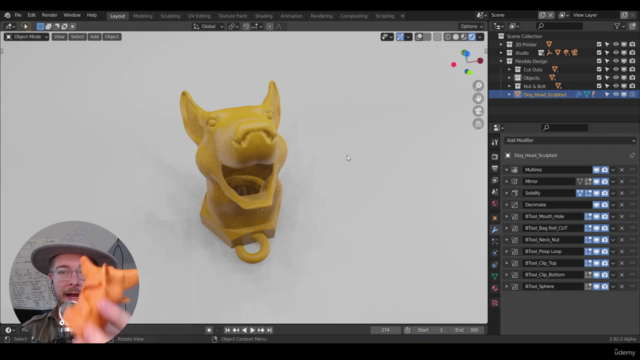 Blender for 3D Printing - Design a Pet Product (203) – Screenshot 1