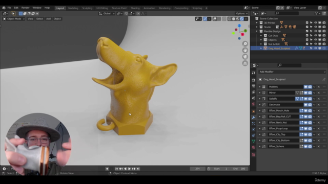 Blender for 3D Printing - Design a Pet Product (203) – Screenshot 3
