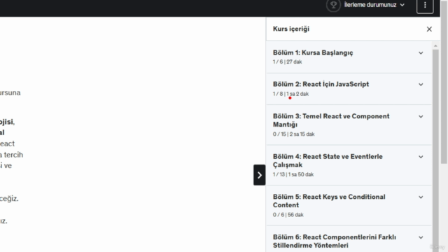 Sıfırdan React Kursu - Sıfırdan Uzmanlığa React Eğitimi 2025 – Screenshot 1