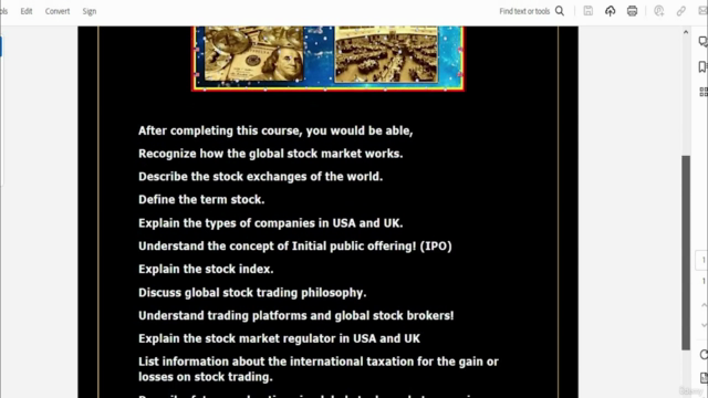 Global Stock Market Certification – Screenshot 2