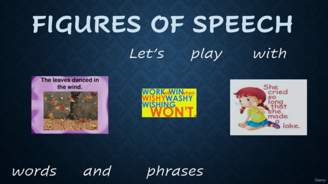 GRAMMAR: FIGURES OF SPEECH - Creating pictures with words. – Screenshot 3