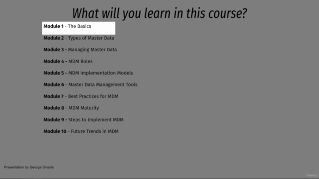 Master Data Management (MDM) - The Complete Course – Screenshot 1