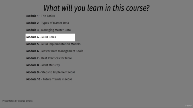Master Data Management (MDM) - The Complete Course – Screenshot 2