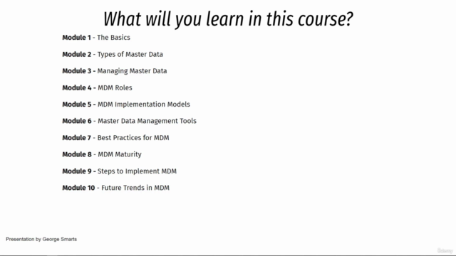 Master Data Management (MDM) - The Complete Course – Screenshot 4