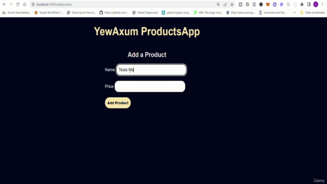 Learn Full Stack Rust Programming using AXUM, Yew, and SQLx - Screenshot_01