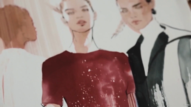 Watercolor techniques in Fashion Illustration – Screenshot 3