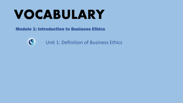 Business Ethics: A Vocabulary Course (English) – Screenshot 4