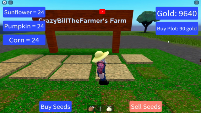 Roblox Create A Crop Farming System – Screenshot 1