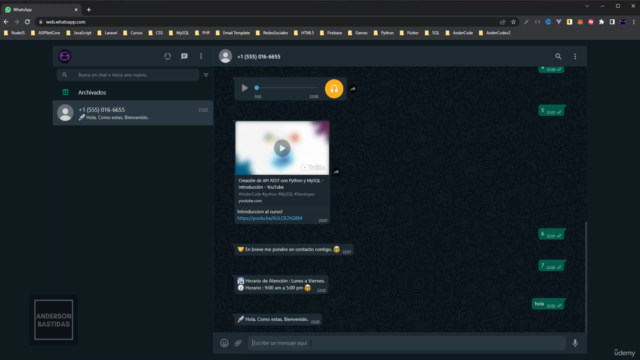 Desarrollo de Chatbot en WhatsApp Business con NodeJS – Screenshot 4