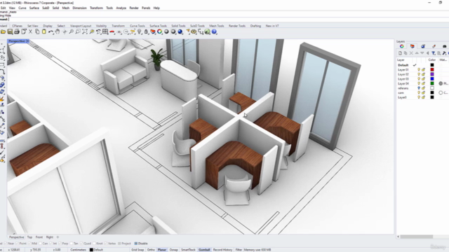 Sıfırdan Rhinoceros 3D ile Mimari Modelleme Eğitimi - Screenshot_03