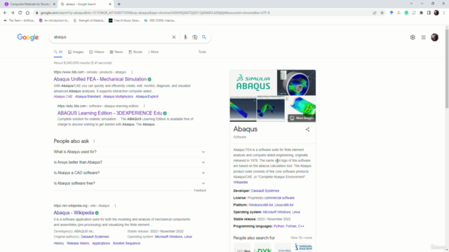 Composite Materials for Structural Analysis using ABAQUS – Screenshot 1