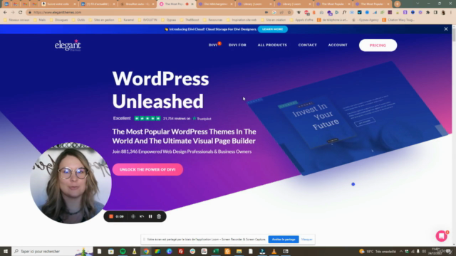 Créez votre site WordPress grâce à Divi - Débutants – Screenshot 1