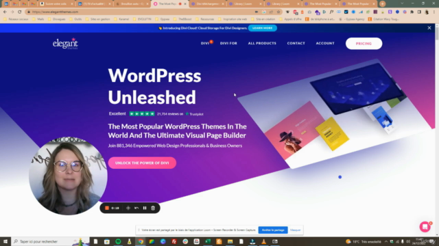 Créez votre site WordPress grâce à Divi - Débutants – Screenshot 2