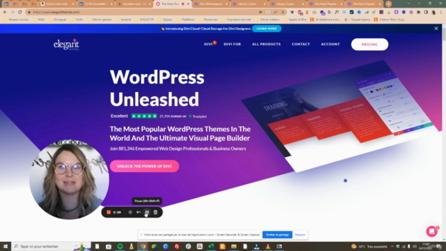 Créez votre site WordPress grâce à Divi - Débutants – Screenshot 3
