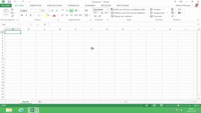Microsoft Excel 2013 Beginner/Intermediate cours en Français – Screenshot 2