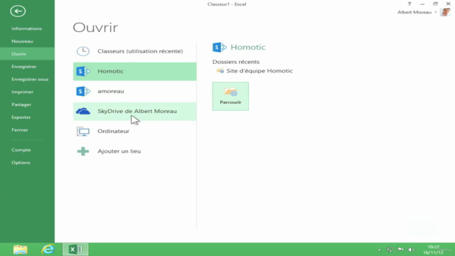 Microsoft Excel 2013 Beginner/Intermediate cours en Français – Screenshot 3