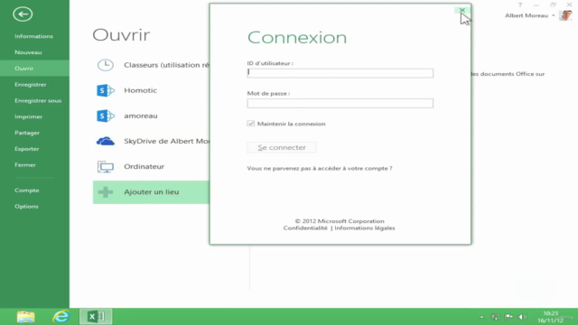 Microsoft Excel 2013 Beginner/Intermediate cours en Français – Screenshot 4
