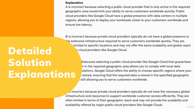 GCP CDL Google Cloud Digital Leader Practice Test Exam – Screenshot 1