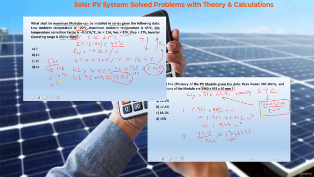 Solar PV System: Solved Problems with Theory & Calculations – Screenshot 1