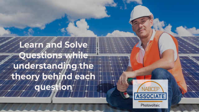 Solar PV: NABCEP Exam solved MCQs with theory explained – Screenshot 3