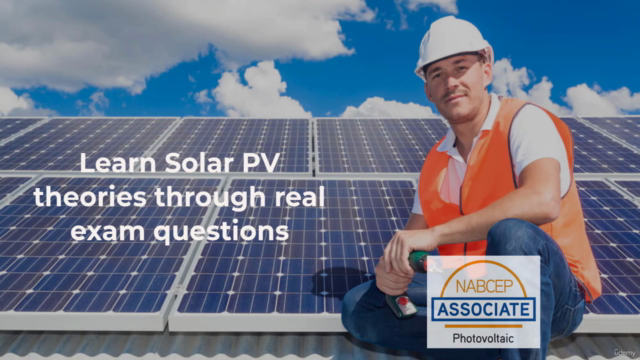 Solar PV: NABCEP Exam solved MCQs with theory explained – Screenshot 4