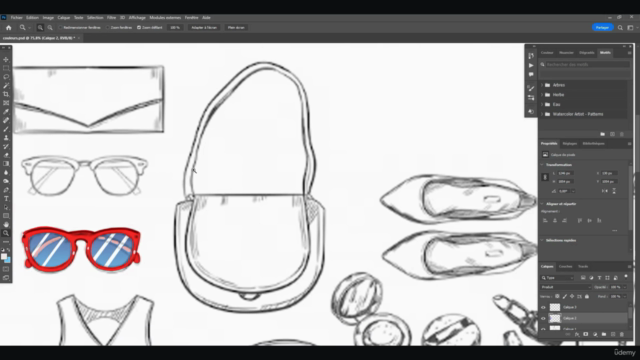 La mode: la couleur des vêtements sous Photoshop – Screenshot 1