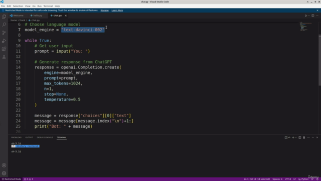 Virtual Assistant with Python and ChatGPT – Screenshot 2
