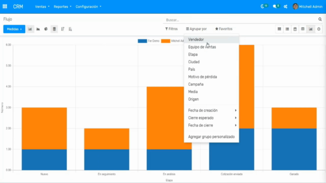 Capacitación práctica para el uso ERP y CRM flectra/odoo – Screenshot 4