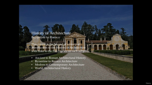 History of Architecture, Byzantine to Rococo – Screenshot 1