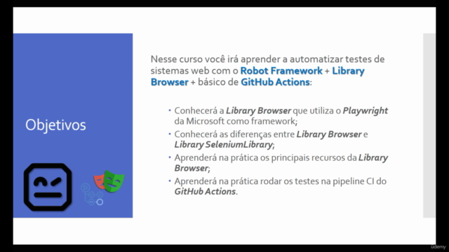 Robot Framework com Playwright e GitHub Actions – Screenshot 3