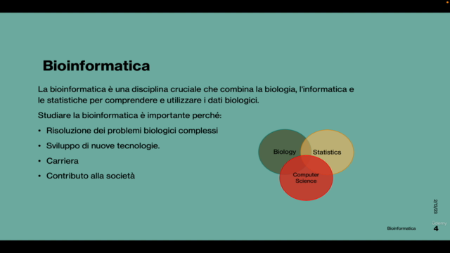 Introduzione alla Bioinformatica con R e Bioconductor – Screenshot 3