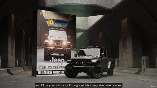 BLENDER: Creating Jeep Gladiator Rubicon from A to Z - Screenshot_01