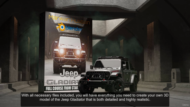 BLENDER: Creating Jeep Gladiator Rubicon from A to Z - Screenshot_04