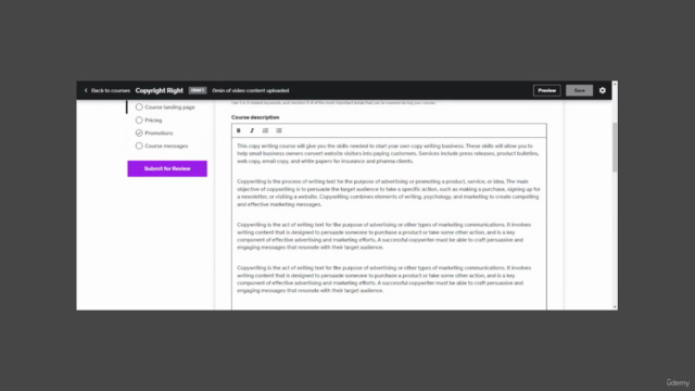 A Copywrite Right Learning Event – Screenshot 1