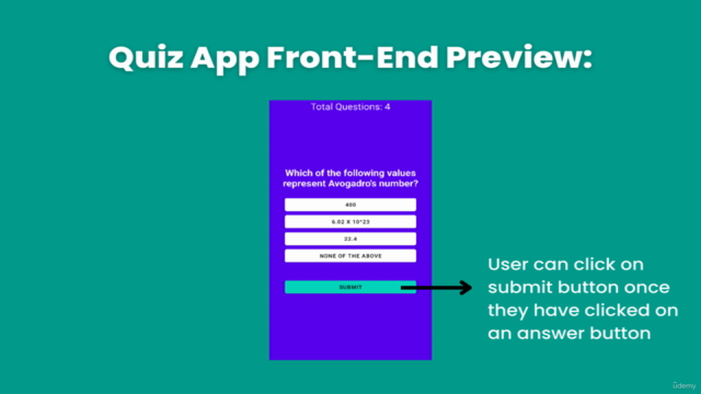 Build a Quiz App with Java on Android Studio – Screenshot 2