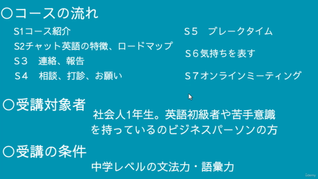 【社会人1年生対象】ビジネス英語チャット・初級コース(大学・准教授が指導) – Screenshot 4
