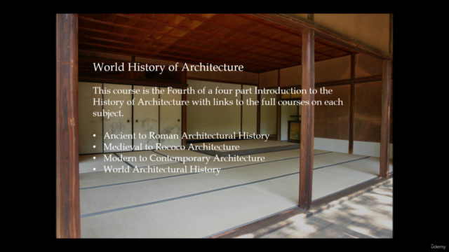 Introduction to the World History of Architecture – Screenshot 1