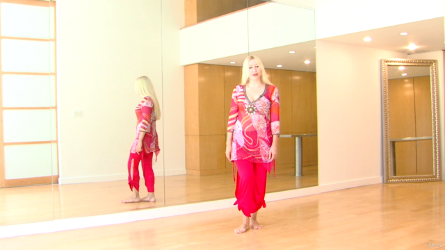 Belly Dance Footwork & Travel Steps Improv Tech with Neon – Screenshot 4