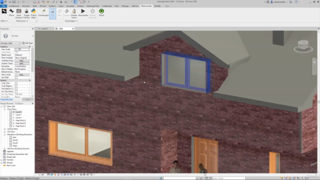 Creating a household using Rhino.Inside.Revit – Screenshot 2