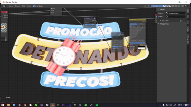 3D retail stamps with Blender – Screenshot 2